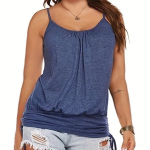 Size Medium Tank Top / Navy Blue Tank Top
